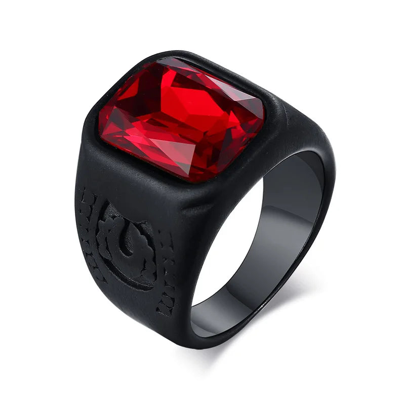 Anillos góticos punk Vnox