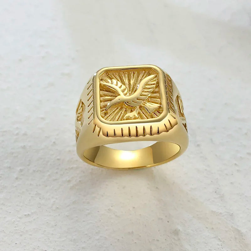 Anillos góticos punk Vnox