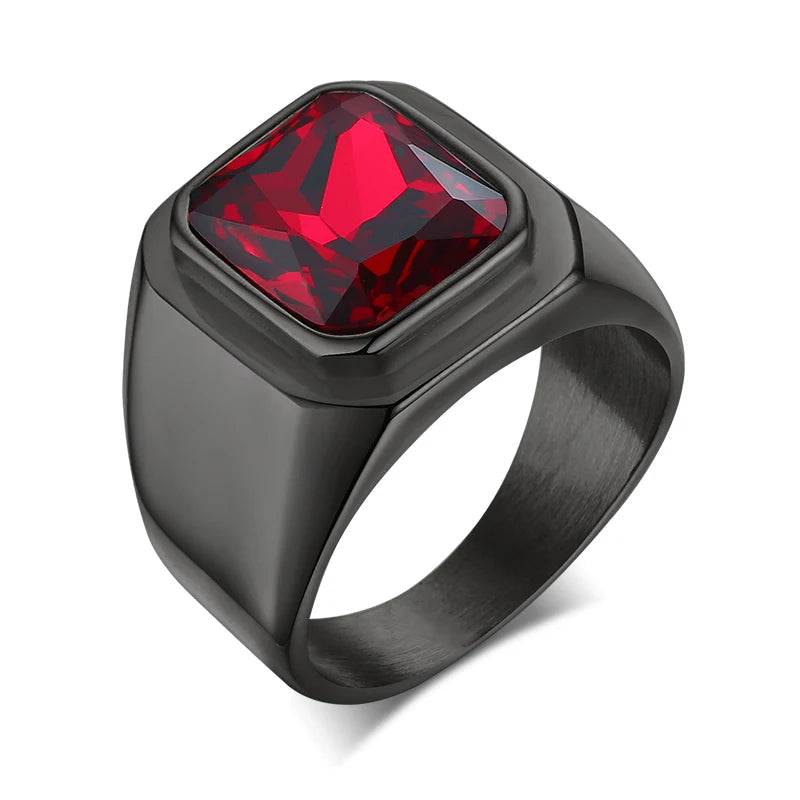 Anillos góticos punk Vnox