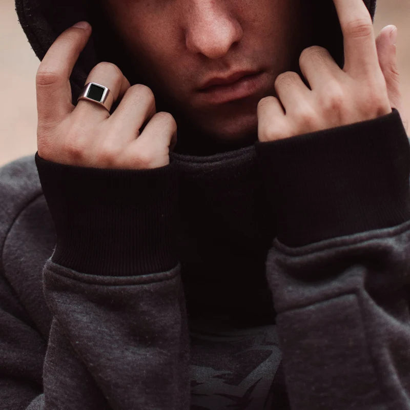 Anillos góticos punk Vnox
