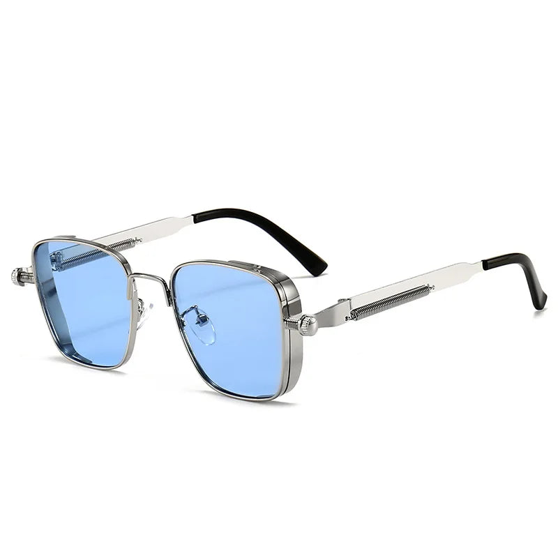 Retro Square-shaped Steampunk Sunglasses