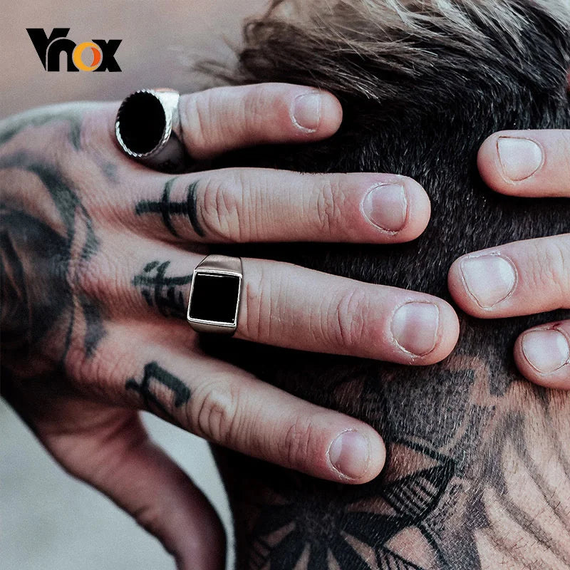 Anillos góticos punk Vnox