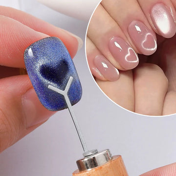 Cat Eye Nail Magnet Set Nail Art Cat Eye 3D Heart Shaped Magnet for Creating Heart Shapes on Nails Nail Art Accessories Tools