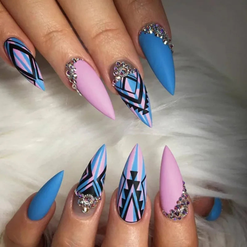 Fake Nails Artificial Professional Material art