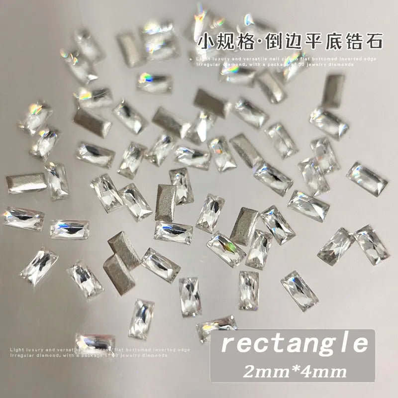 Zircon Rhinestones Nail Charms