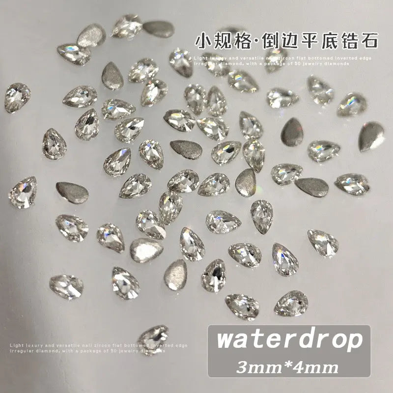 Zircon Rhinestones Nail Charms