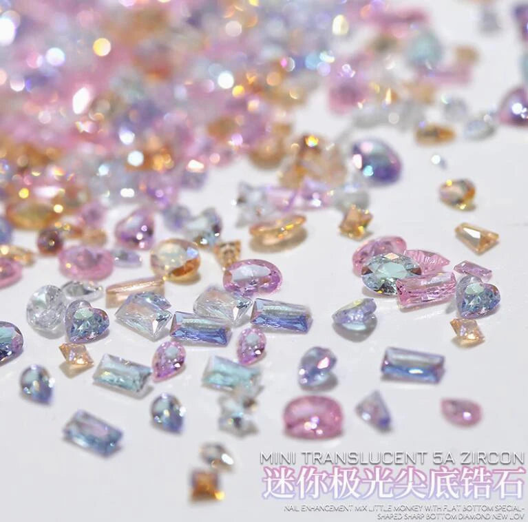 Zircon Rhinestones Nail Charms