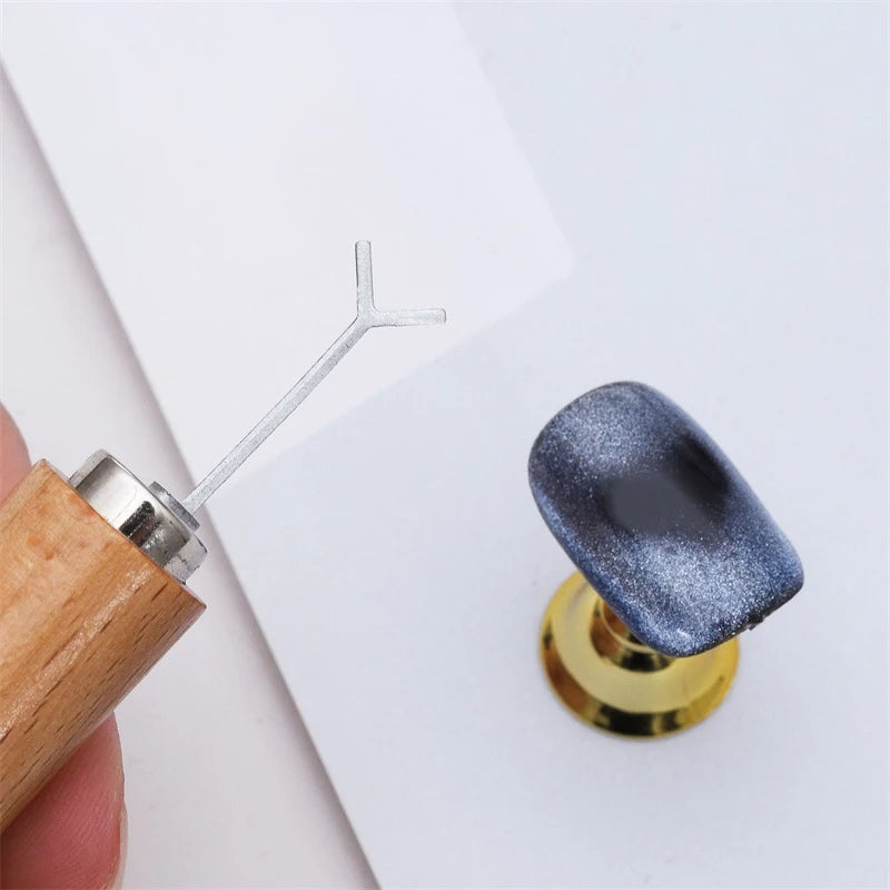 Juego de imanes Cat Eye para uñas, imán 3D con forma de corazón para crear diseños de corazón en uñas, herramientas y accesorios para manicura