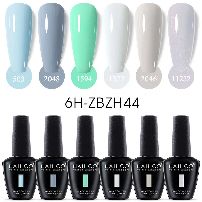 Nail Gel Polish Nude Semi Permanent