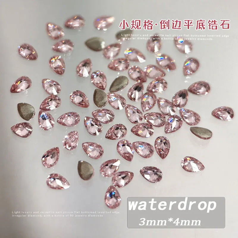 Zircon Rhinestones Nail Charms