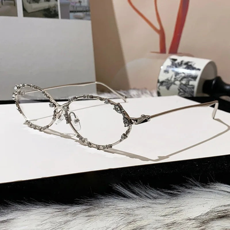 Gafas de sol de lujo con diamantes