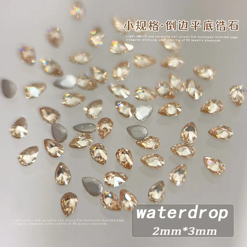 Zircon Rhinestones Nail Charms