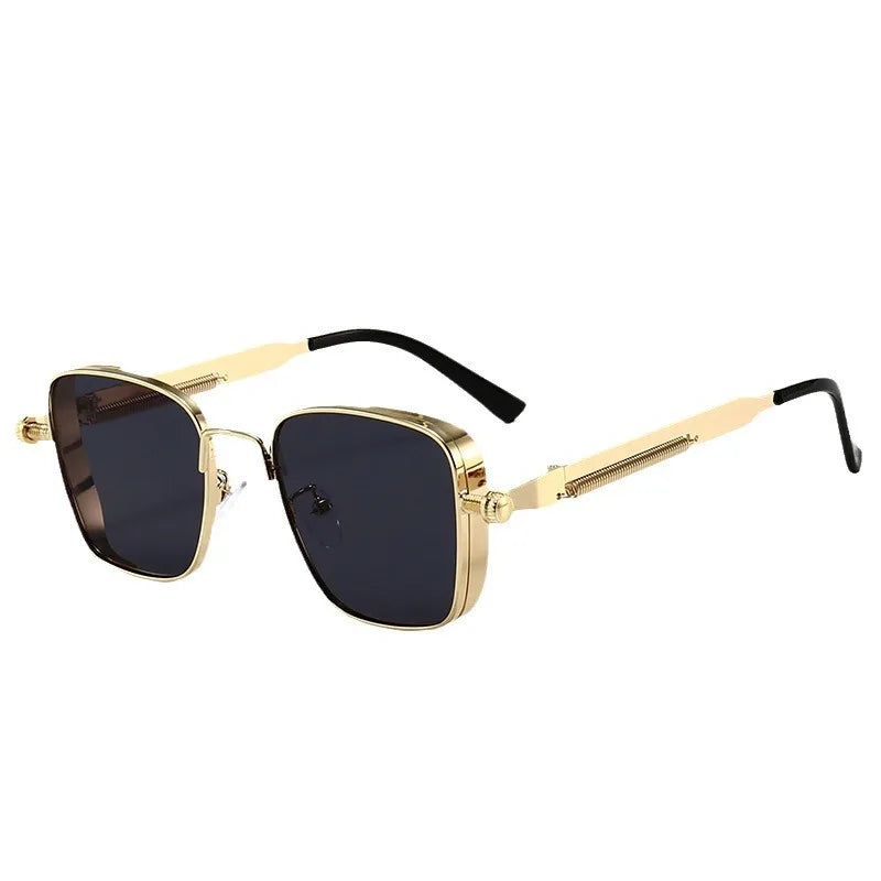 Retro Square-shaped Steampunk Sunglasses