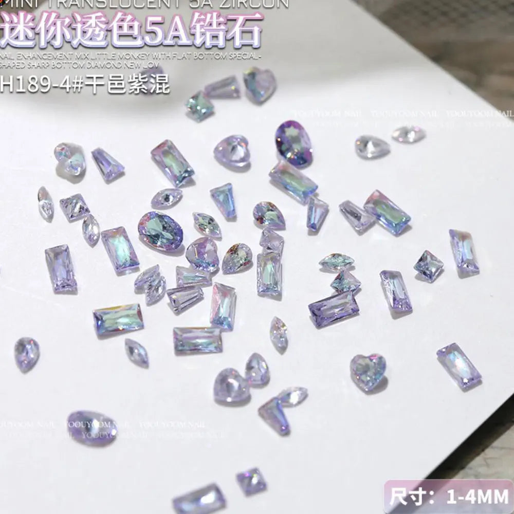Zircon Rhinestones Nail Charms