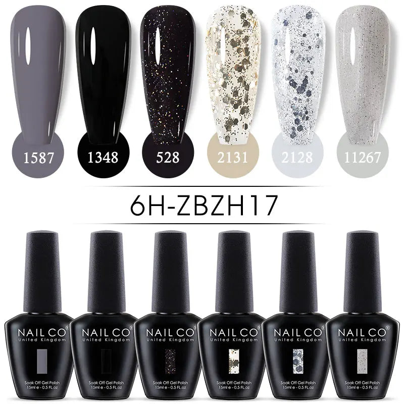 Nail Gel Polish Nude Semi Permanent