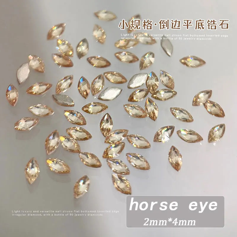 Zircon Rhinestones Nail Charms