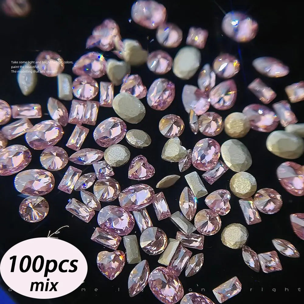 Zircon Rhinestones Nail Charms