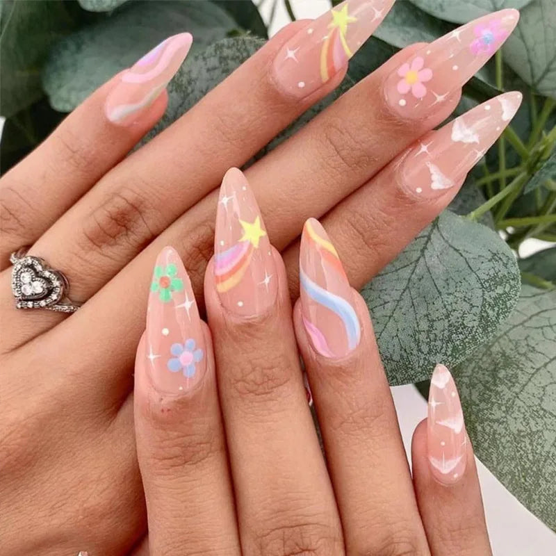 Fake Nails Artificial Professional Material art