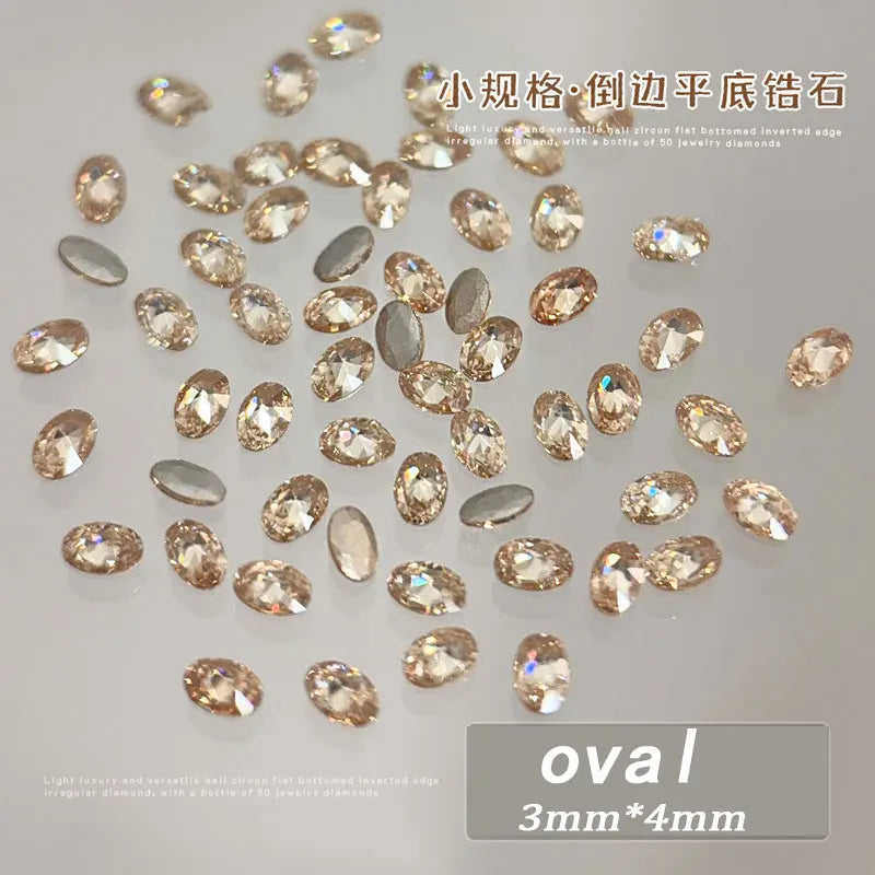 Zircon Rhinestones Nail Charms