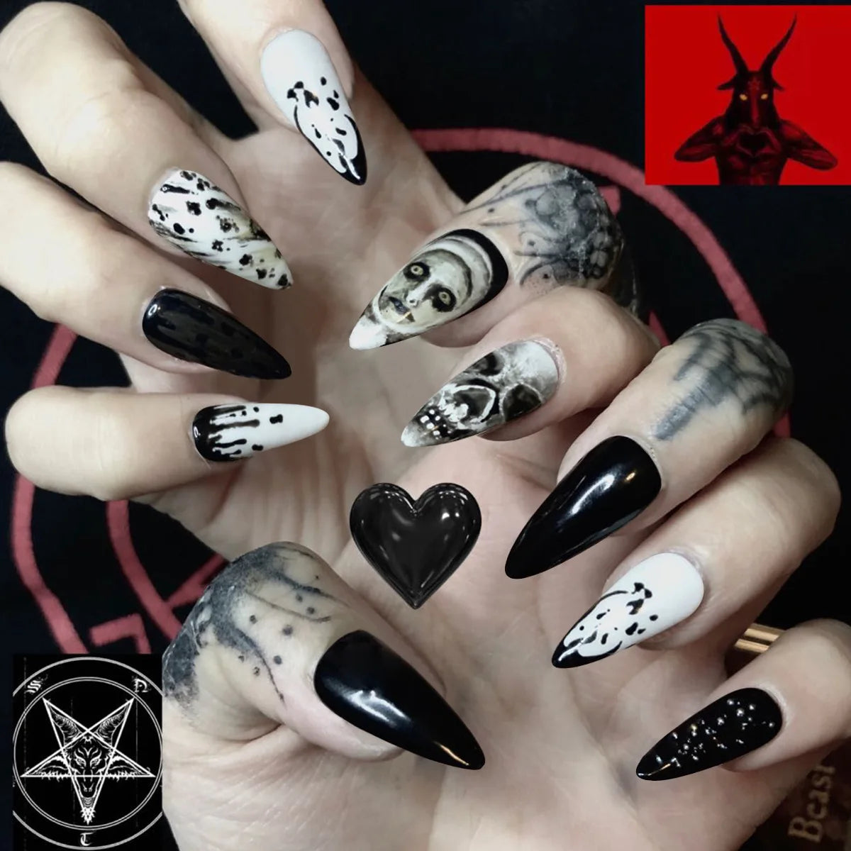 Fake Nails Artificial Professional Material art