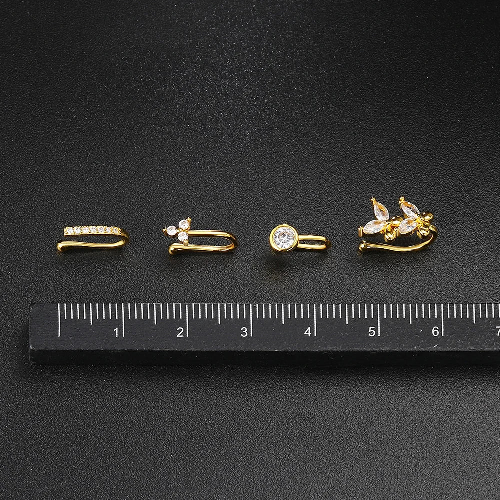 Fake Piercing Clip Nose Ring