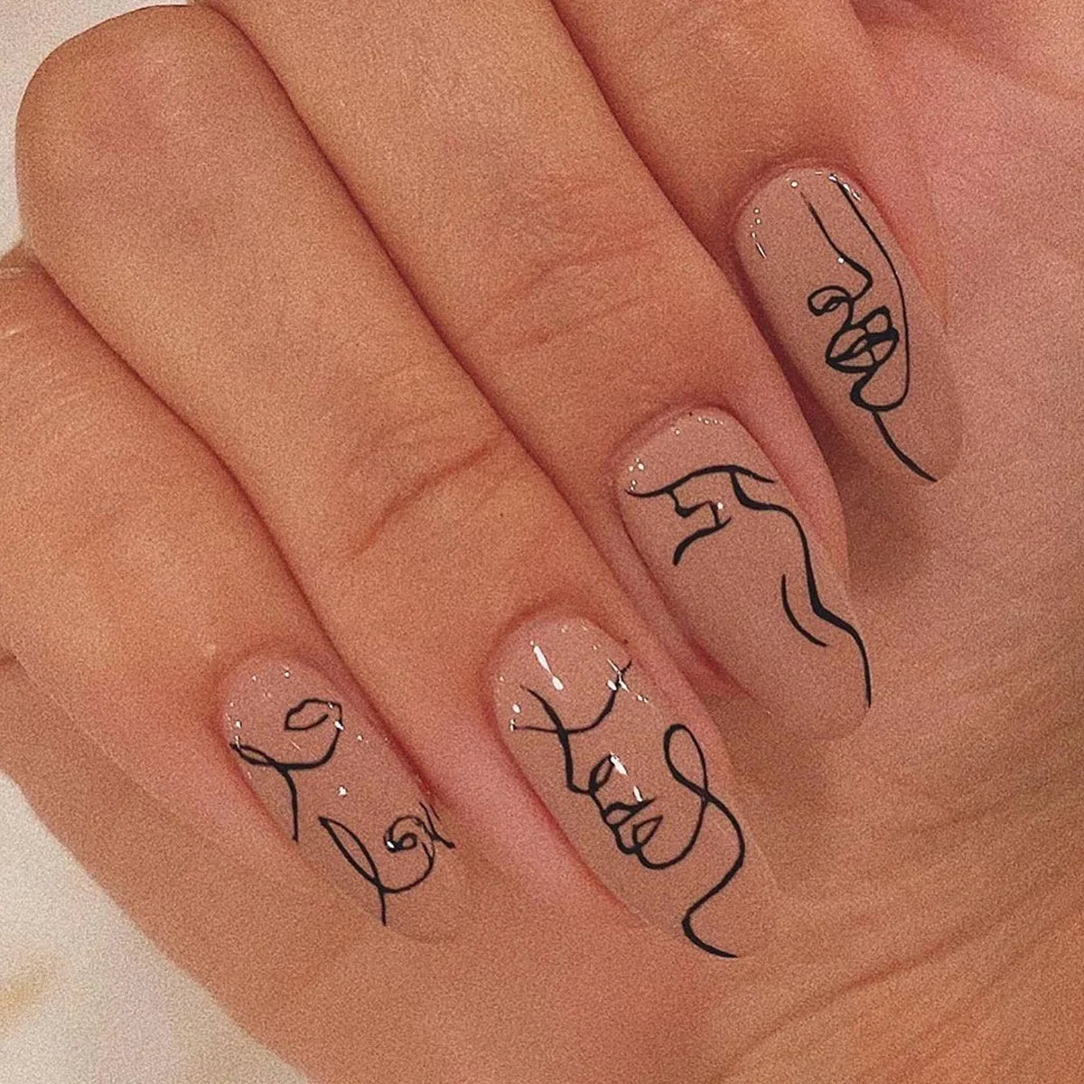 Fake Nails Artificial Professional Material art