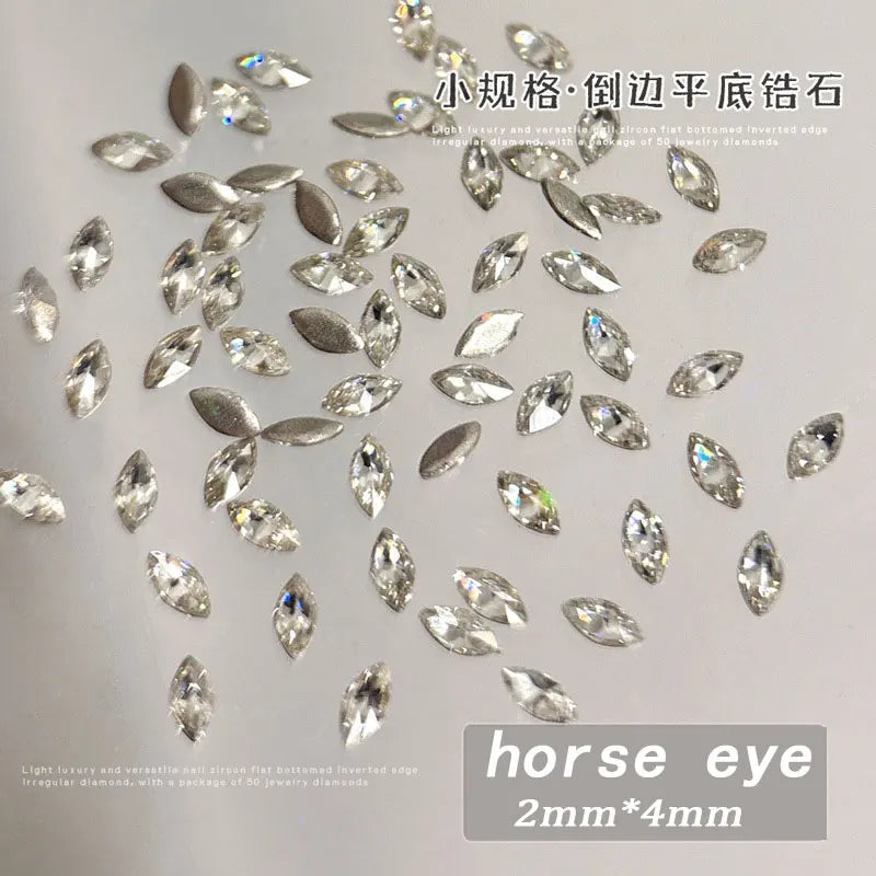 Zircon Rhinestones Nail Charms