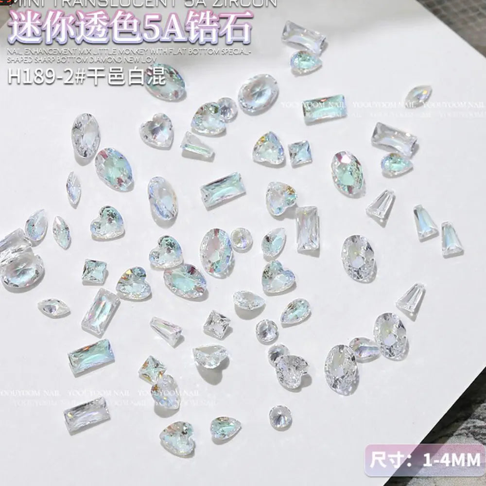 Zircon Rhinestones Nail Charms