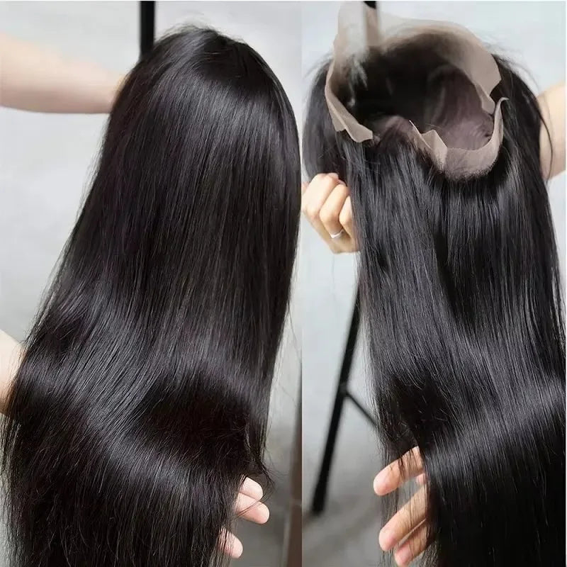 Lace Frontal Wig 100% Raw Human Hair Straight