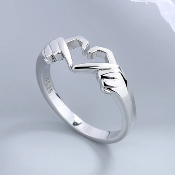 Love Hand with Heart Shaped Ring